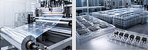 Transparente Bauteile mit leitfähiger Funktionsbeschichtung DJIC-AS01 für ESD-Anwendungen