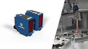 Laserdistanzsensor Triangulation P1PC 