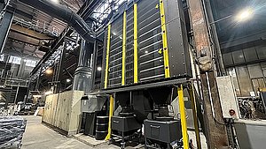 Abluftsystem bei Vulkan Inox.