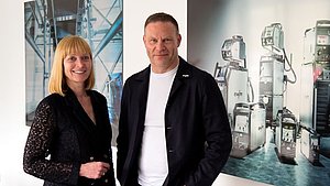 Susanne Szczesny-Oßing (CEO) und Frank Bartels (CTO) EWM GmbH
