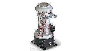 Die Öldiffusionspumpen der Serie Diffvac OB hat Leybold vor allem für Industrieanwendungen ausgelegt, zum Beispiel in der Spezialmetallurgie. 