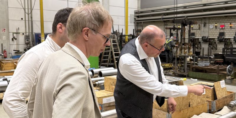 Sebastian Fiedler MdB bei der Anke Oberflächentechnik GmbH