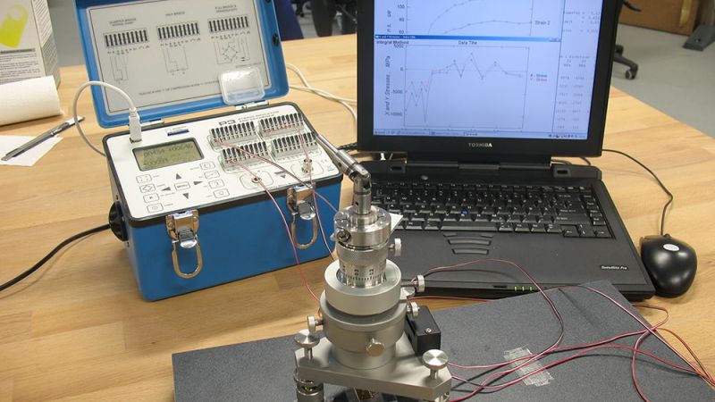 Bohrlochmethode zur Ermittlung von Eigenspannungen am SKZ