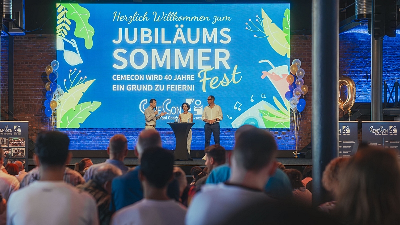 CemCon Vorstand ernd Hermeler, Beate Hüttermann und Christoph Feig