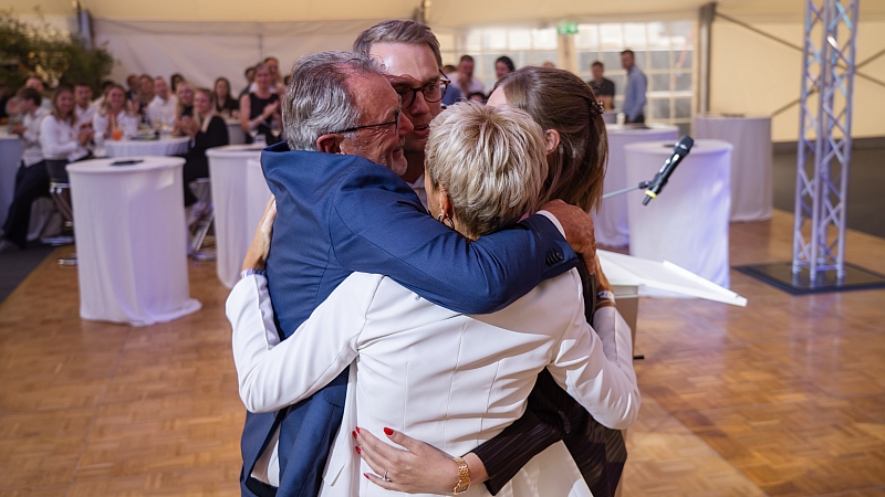 Familie Denning Umarmung