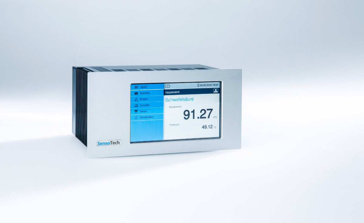 LiquiSonic Controller für die Konzentrationsmessung von Schwefelsäure und Oleum in Echtzeit