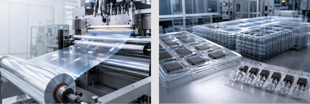 Transparente Bauteile mit leitfähiger Funktionsbeschichtung DJIC-AS01 für ESD-Anwendungen