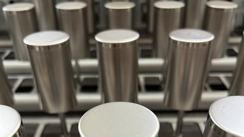 Reinigung von Batteriehülsen